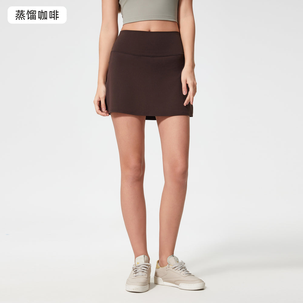 New arrival outdoor sports tennis skirt fashion tape quick-drying fitness skirt yoga sports skirt women d25049