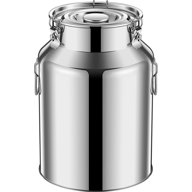 Kitchen food-grade airtight stainless steel storage canister - perfect for storing grains, dried goods, and spices