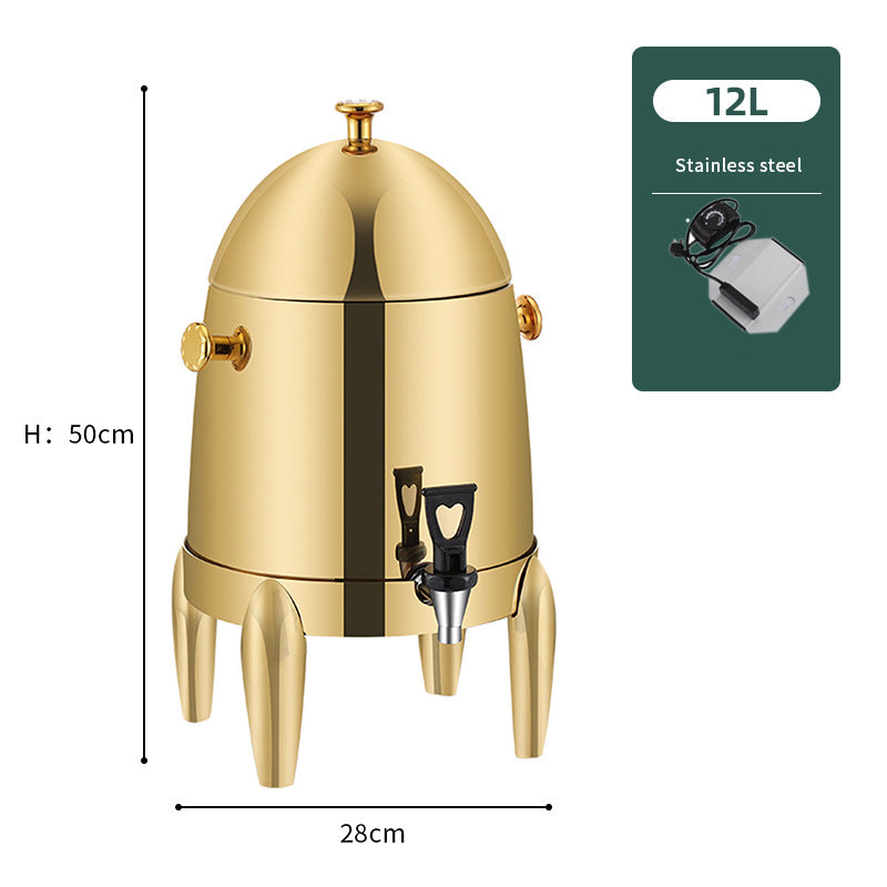 Coffee tripod, restaurant commercial beverage bucket Stainless steel visual beverage machine Juicer Korean, juice tripod