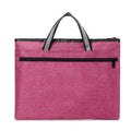 Portable document bag storage zipper oxford cloth document bag waterproof gift information bag men's office meeting briefcase