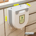 Kitchen trash can hanging for home kitchen waste classification foldable cabinet door wall hanging bathroom toilet storage wastebasket