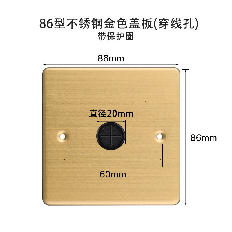 86 bottom box cover floor plug decorative cover 120 stainless steel floor socket silver all copper blind plate iron box floor plug cover