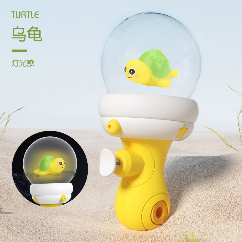 New tiktok-style cartoon water gun for kids - squirt, splash, and water fight fun! perfect for boys and girls, with lights and water features. ideal for street vendors and wholesale