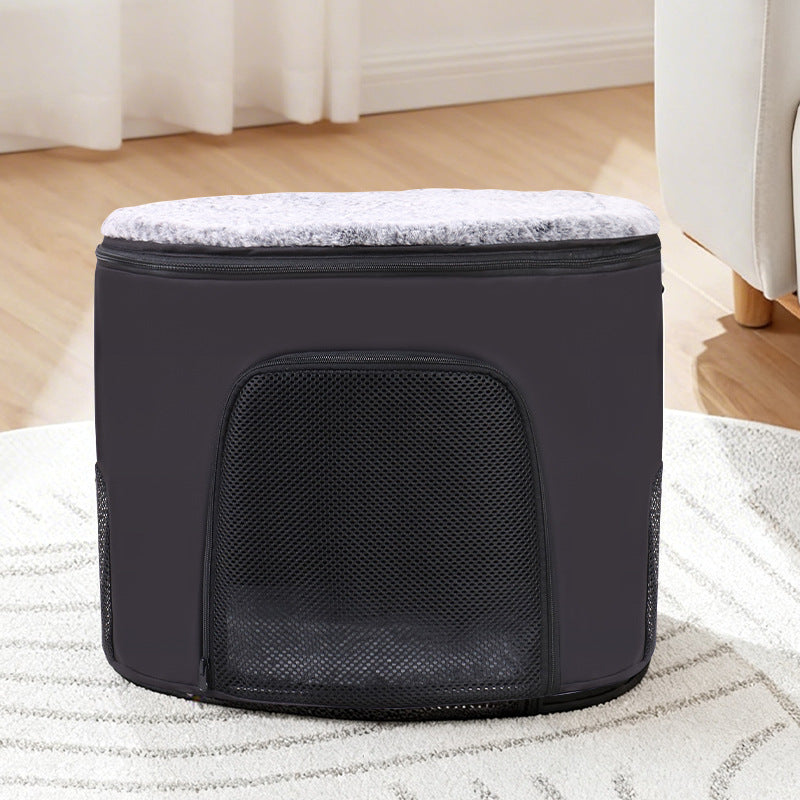 Wholesale new arrival eco-friendly eva cat house: large space, wear-resistant, scratch-proof, round dome house for cats and dogs, outdoor villa style