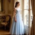 Teenage girl's fairy-style french princess dress, summer cross-border export model, elegant and stylish dress