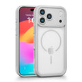 Suitable for iphone17prom mobile phone case 16 two-in-one magnetic suction apple 15 electroplated button pc cooling mobile phone case