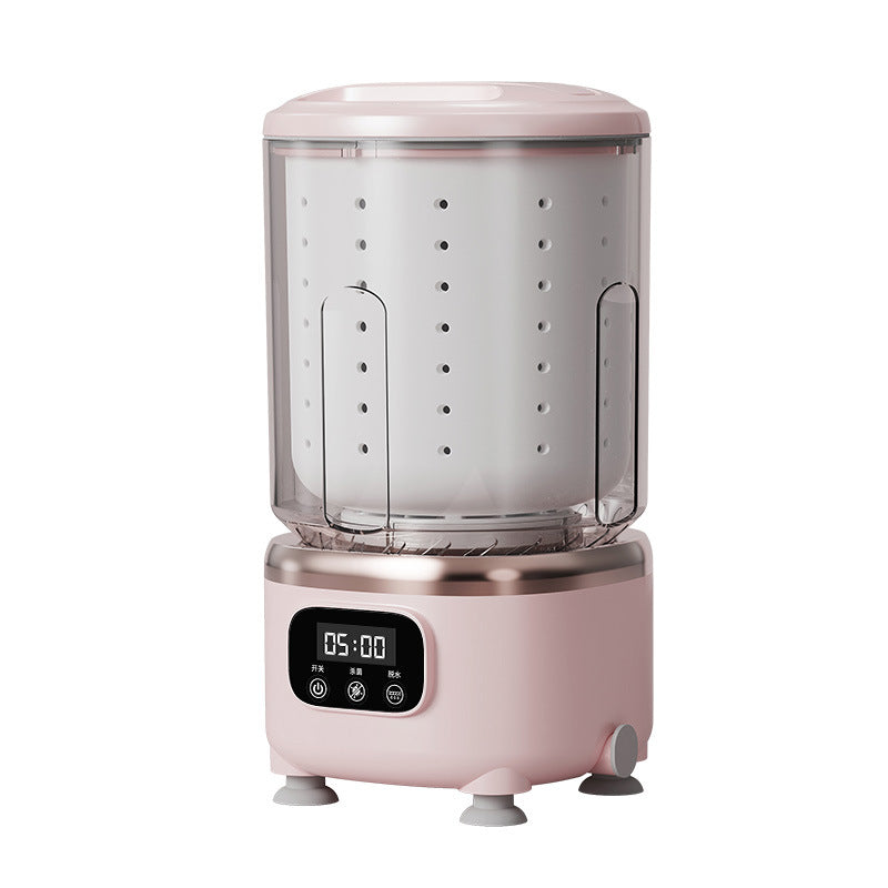 New arrival washing and rinsing all-in-one wireless mini washing machine portable intimates pantyhose special small laundry cup handy gadget