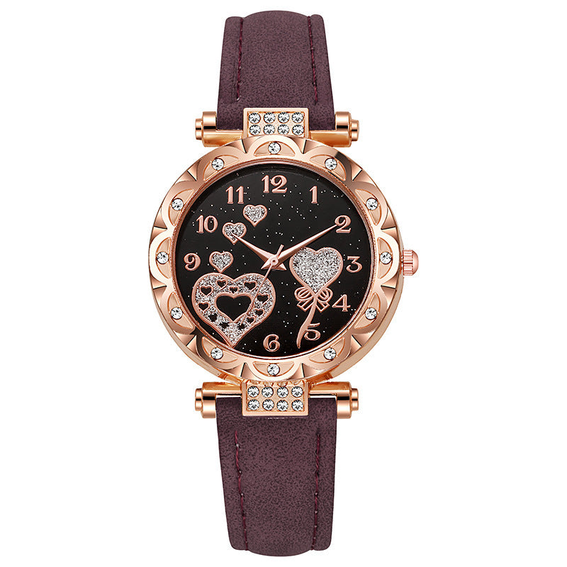 foreign trade in stockfashioncasual belt watch women's casual student quartz women's watch manufacturer wholesale watch