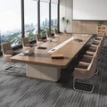 Saint li conference table long table casual modern large training table negotiation rectangular table conference room table and chair combination