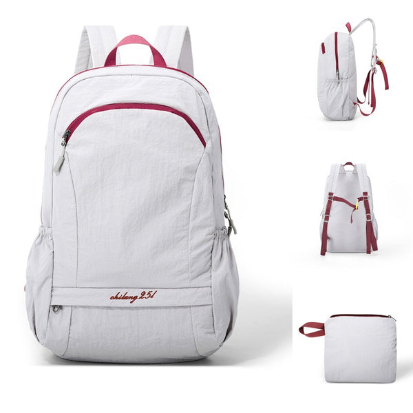 Student schoolbag stack backpack Ultra light portable large capacity student schoolbag casual fashion simple travel backpack