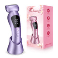 Electric shaver for women - personal care, full body washable, removes underarm, sweat, and leg hair - portable gadget