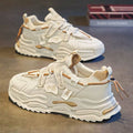 Men's shoes 2025 hot new styles: odor-resistant spring height-increasing men's athletic mesh thick-soled casual running dad shoes - trendy footwear