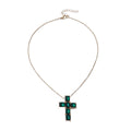 Wholesale cross necklaces: european and american retro minimalist diamond-studded pendant choker - trendy, high-end, and influencer-approved jewelry