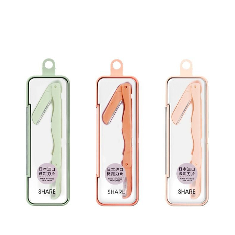Keqi eyebrow razor processing personalized macro eyebrow razor oem oem silk screen logo eyebrow razor oem