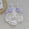 New arrivalcute style baby sling summer floral small flower bag butt clothes cute k-style super cute baby girl crawling clothes