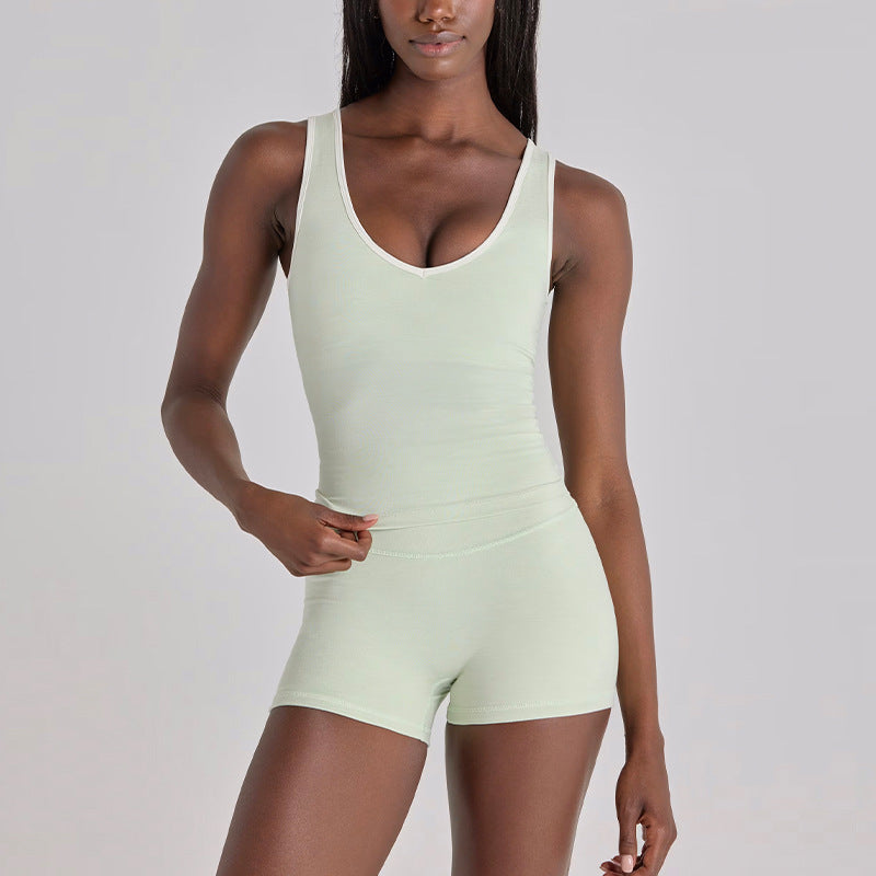 New arrival nude bubble wrap push-up anti-sagging sling beautiful back fitness tops vest yoga bra sports intimates women