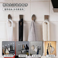 Heavy-duty adhesive hooks - no drilling required! perfect for kitchen, bathroom, walls, backpacks. damage-free, 304 stainless steel, high load-bearing capacity