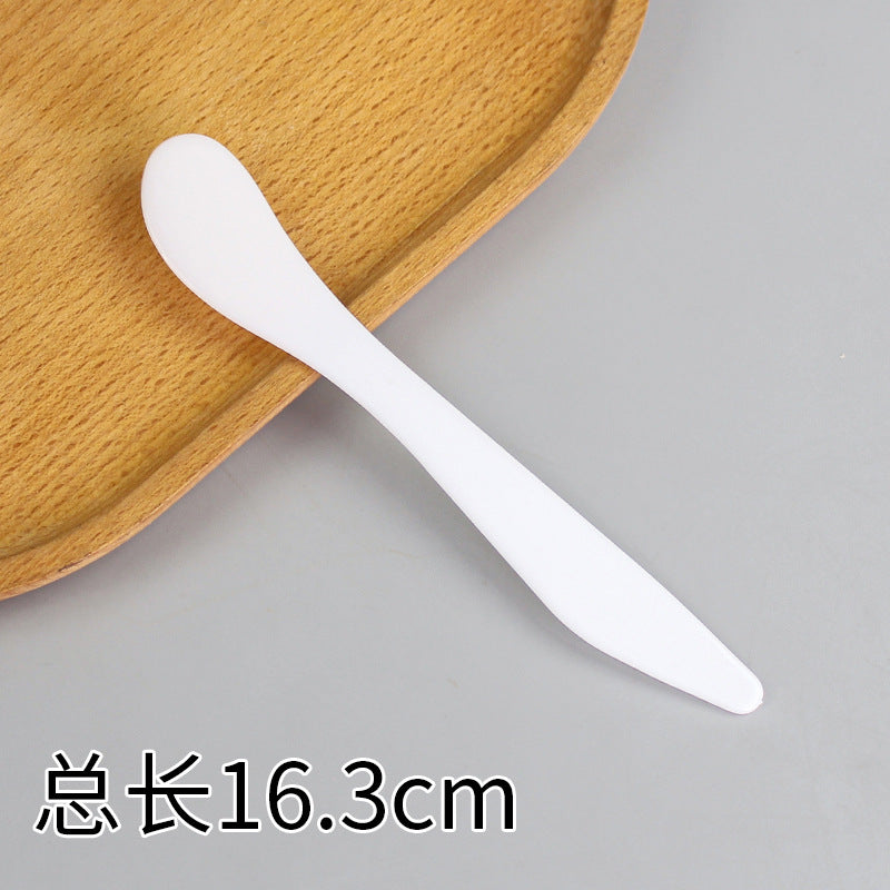Wholesale facial mask applicator spatula set: plastic beauty mixing, stirring, scraping, and smoothing tools for face, body, and eye creams - crescent shaped spoons included
