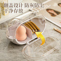 Lecheng new product powder puff storage box transparent dustproof desktop beauty egg air cushion storage box makeup egg portable storage