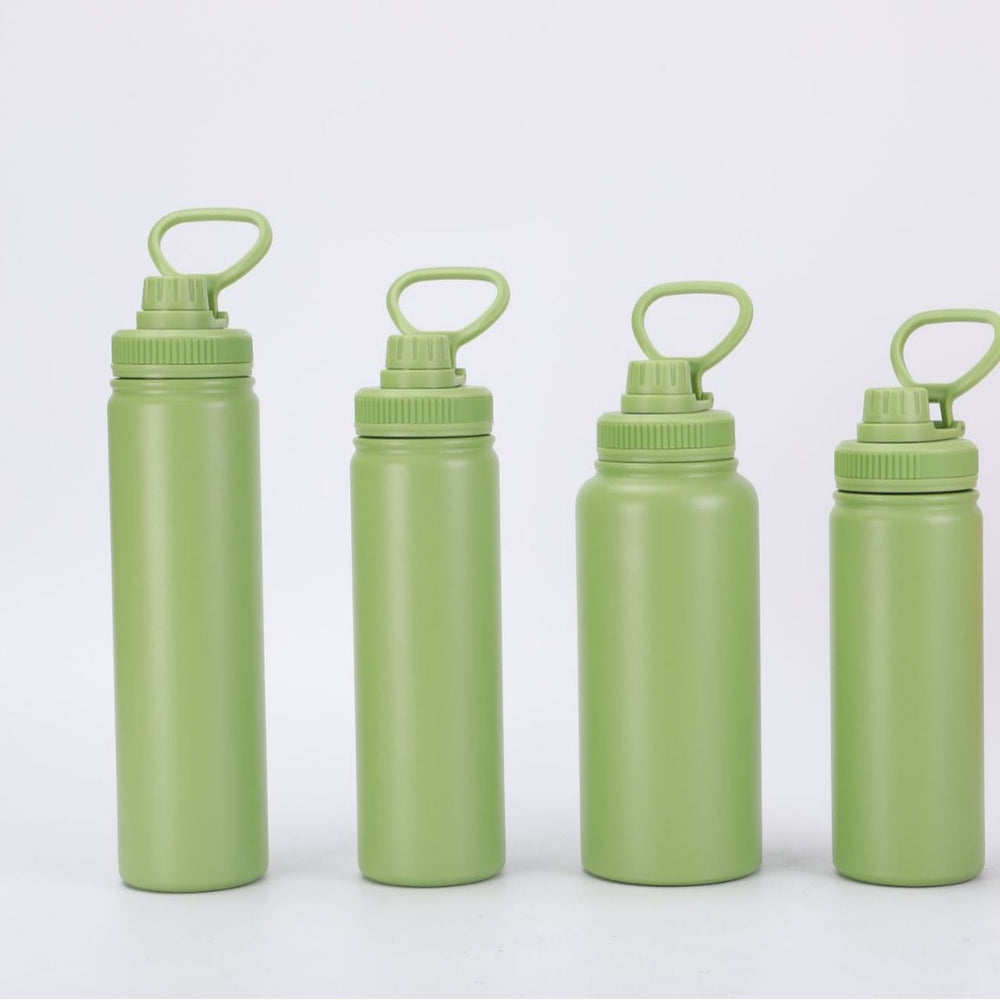 Wholesale cross-border 304 stainless steel insulated tumblers: solid color outdoor space flask, high-value, large capacity insulated cup - customization available