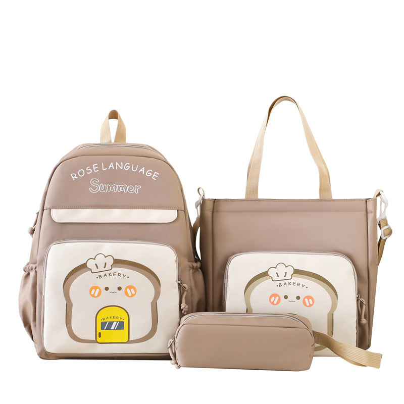 School bag male new primary school students tutoring bag large capacity primary and secondary school backpack cute cartoon children backpack