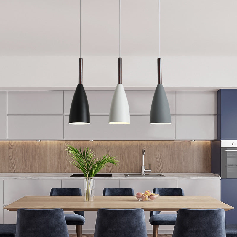 Wholesale pendant lights: modern minimalist nordic style bedside, restaurant, and three-light chandeliers - trending cross-border small package lighting