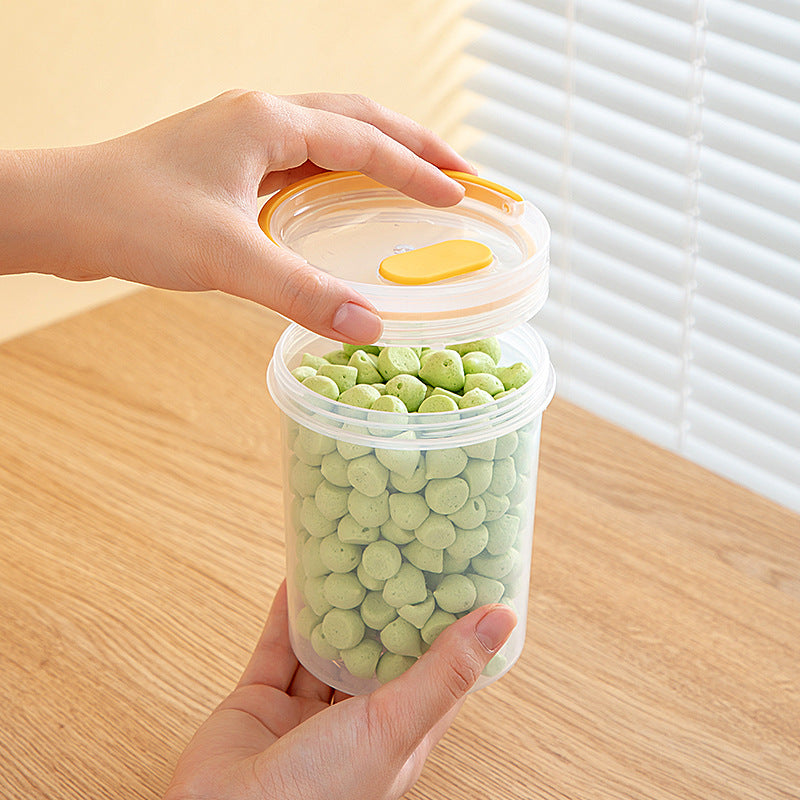 Kitchen Portable Food Sealed Jar Oat Cup Classification Baby Baby Supplementary Food Box Plastic Portable Transparent Storage Box
