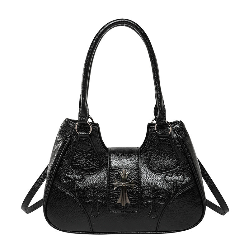 Cross-border popular this year, sweet and cool style underarm bag women's 2025 new versatile niche design shoulder messenger bag