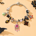 Halloween bracelet wholesale fashion cartoon skull pumpkin pendant bracelet hip hop punk style festival party jewelry