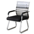 Office chair thickened backrest chair plaidfor home sedentary bow mahjong chair office student conference office computer chair