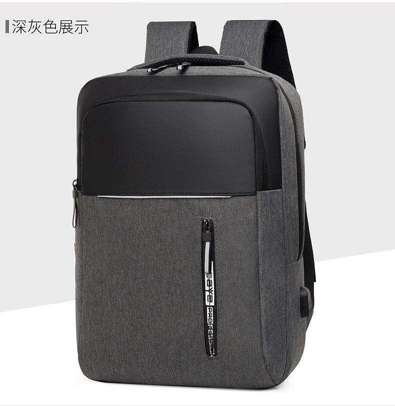 New Men's Business Commuter Backpack Laptop Bag Travel Leisure Backpack Men's Student School Bag