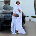 European and american cross-border women's clothing  summer new arrival: elegant long shawl top and high-waisted straight-leg pants set
