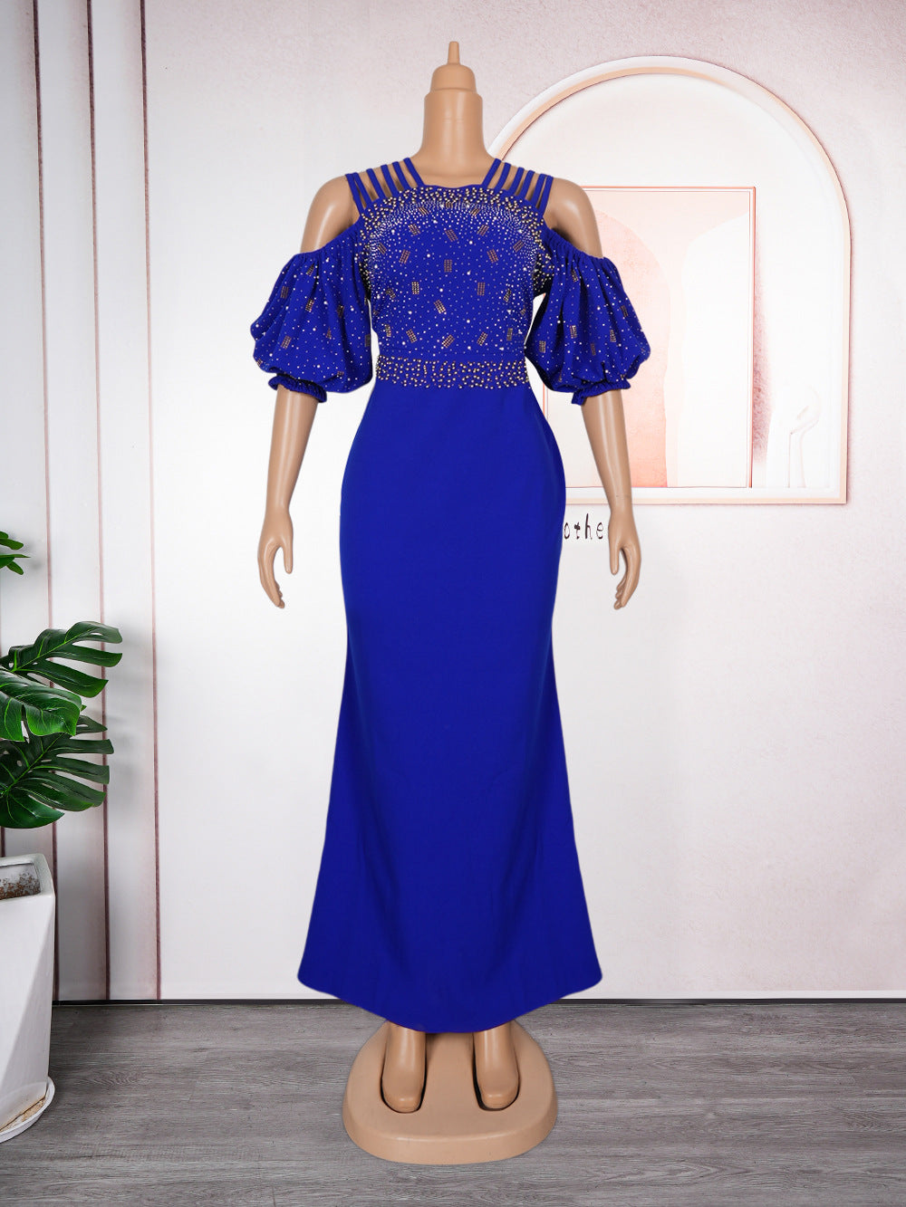 European and american export african women's clothing   plus size dresses halloween banquet party evening gowns