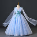 Girls' evening gown - high-end long formal dress for little girls, perfect for banquets, piano recitals, and children's fashion shows. cross-border e-commerce style