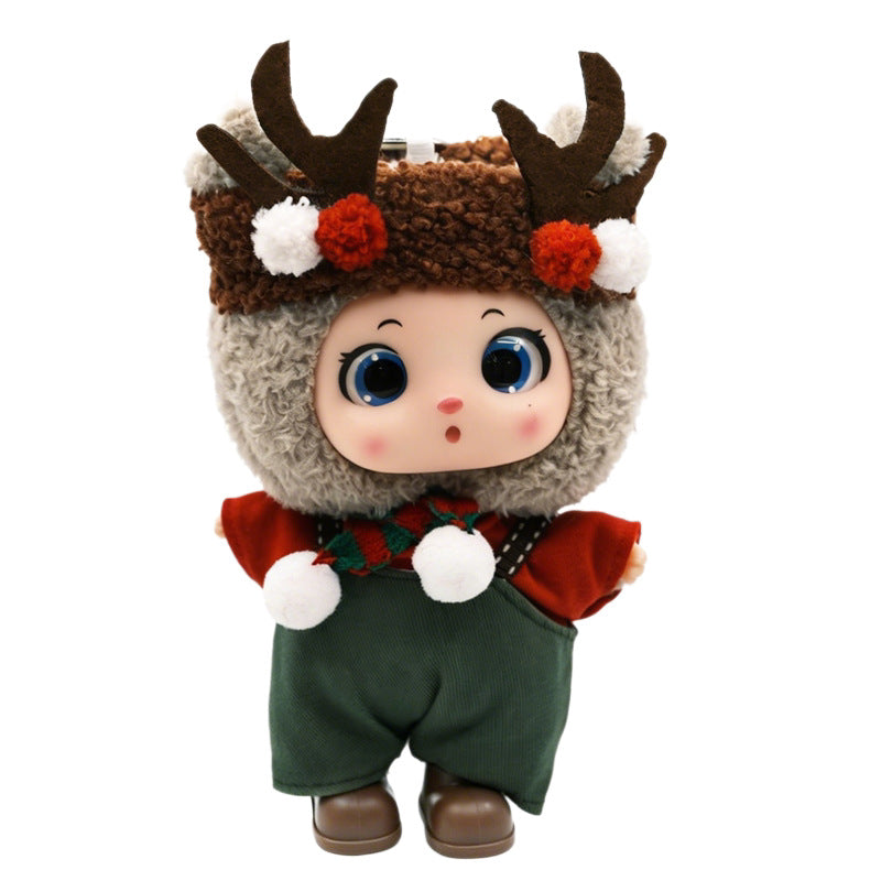 Winter forest cute travel doll christmas limited plush doll full of forest fairy tale cute healing gift small doll