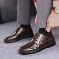 New arrival business hole cool leather shoes men's casual wedding groom british sandals summer breathable youth pointed toe men's shoes