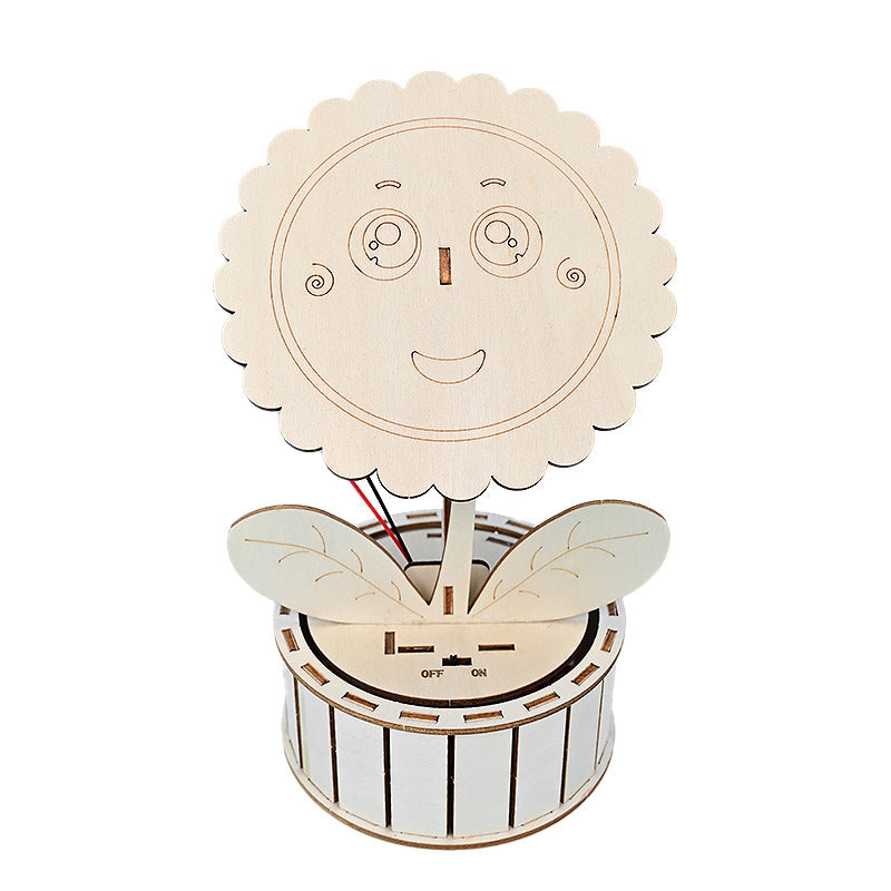 Light-chasing sunflower children's small production photoresistor light sensor circuit toy children's scientific experimental model