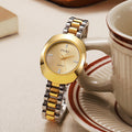 e-commerce hot-selling minimalist style women's watch, niche luxury, high-end design, diamond-faced wristwatch, manufacturer wholesale