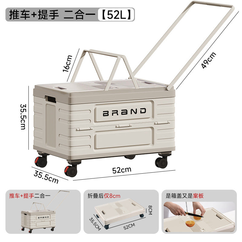 Outdoor camping folding storage box clothes organizer household storage container picnic organizer car trunk organizer
