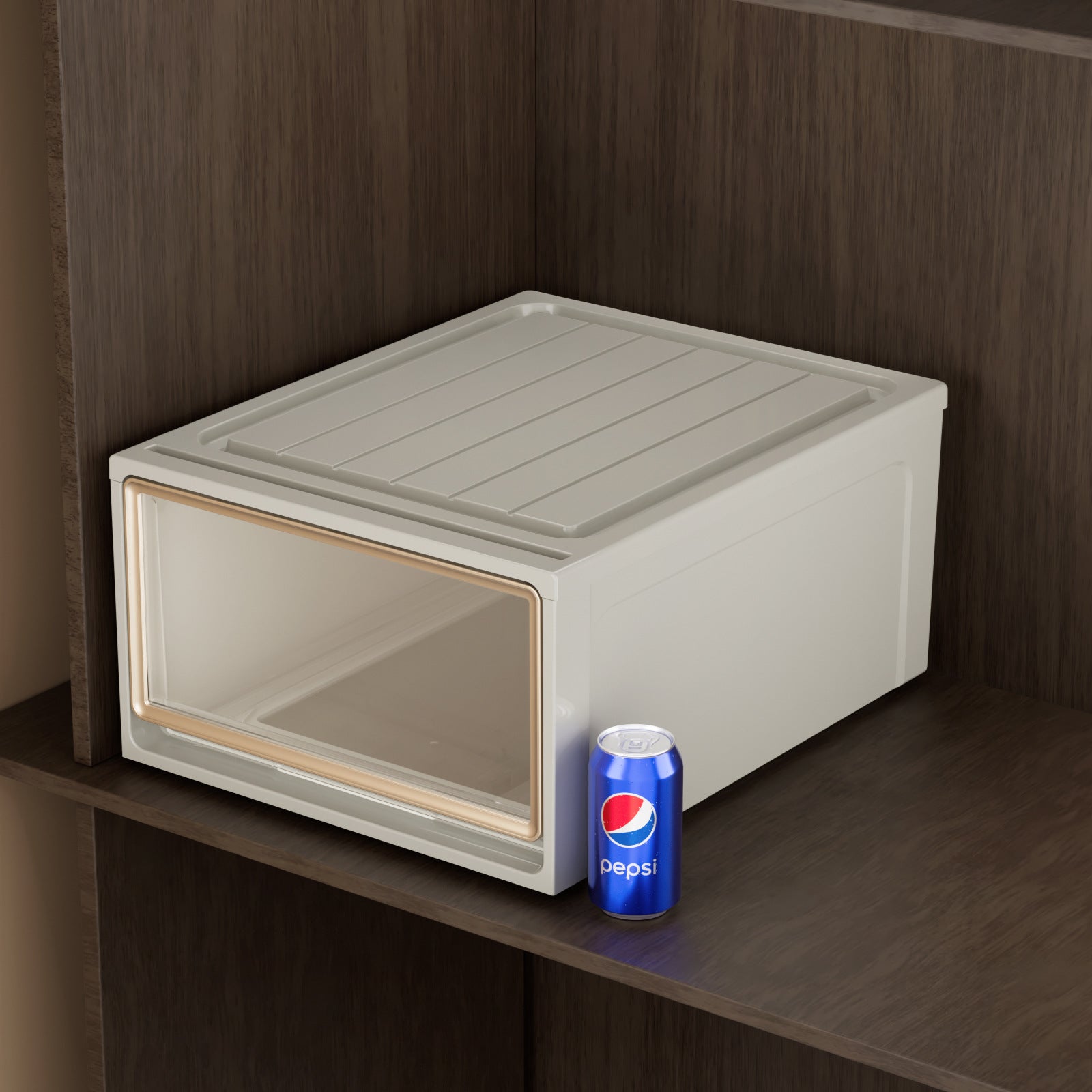 Storage Box Drawer Storage Box Household Wardrobe Clothing Pants Underwear Organizing Box Transparent Plastic Storage Cabinet