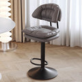 Bar stool, bar chair, front desk cashier swivel chair, adjustable height high stool, home beauty salon barber backrest swivel chair