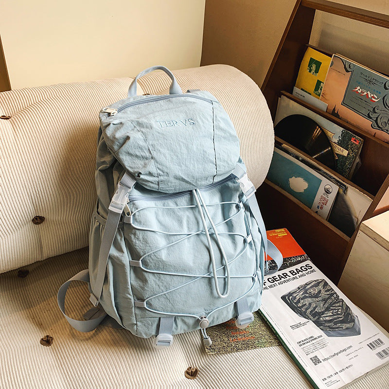 Cross-border new multi-functional sports fitness backpack fashionable outdoor mountaineering bag large capacity lightweight travel backpack