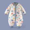 Newborn baby sleeping bag - autumn/winter style, anti-kick quilt, unisex baby padded sleeping bag with leg opening