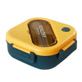 plastic japanese-style lunch box for office workers, microwaveable, divided compartments, deepened bento box, lunch box set, gift