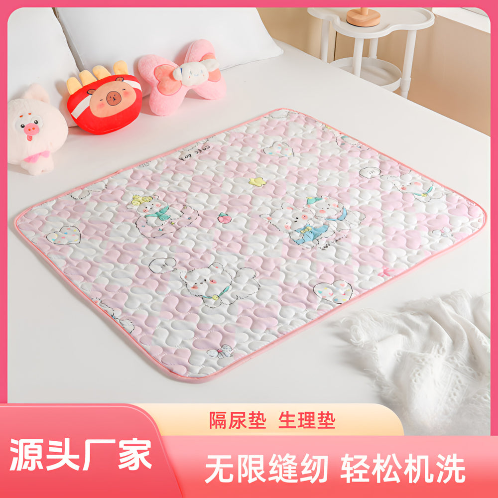 Waterproof and breathable baby changing pad - premium grade a, washable, large size - suitable for babies, bed sheets, and menstrual pads