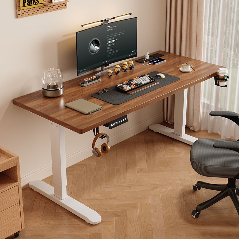 Electric adjustable height desk - study desk, computer desk, height-adjustable gaming desk, bedroom home office desk, workstation