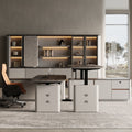 Saint li electric adjustable desk - executive office table, smart dual motor, minimalist modern, light luxury, high-end office electric desk