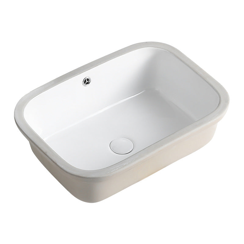 Undercounter Basin Deepened Ceramic Outdoor Laundry Hand Wash Basin Balcony Bathroom Size Wholesale Customized Household