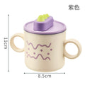 Kids' sippy cup with spout, graduated baby milk cup, drinking cup, home use baby straw cup, maternity and baby supplies