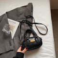 bowling bag for women, korean style, new niche crossbody bag, autumn and winter atmosphere handbag, work and work clothing bag